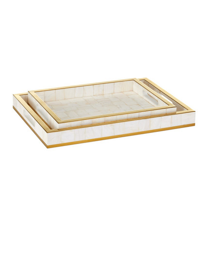 Casey Tray Set of 2 in Natural/Brass (142|1200-1021)