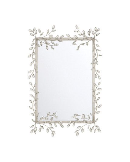 Forget-Me-Not Mirror in Clear/Silver Leaf (142|1000-0162)
