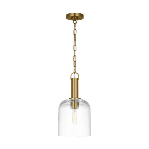 Hartley One Light Pendant in Burnished Brass (454|TFP1021BBS)