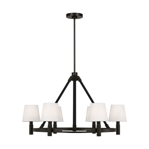 Grayson Six Light Chandelier in Aged Iron (454|LC1246AI)