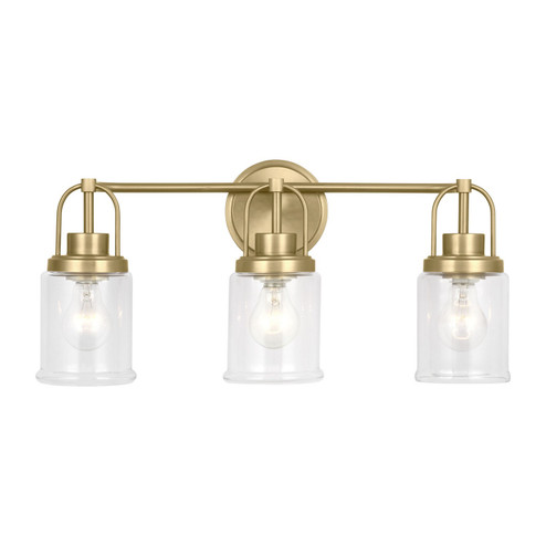 Anders Three Light Vanity in Satin Brass (454|GLV1073SB)