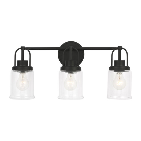 Anders Three Light Vanity in Midnight Black (454|GLV1073MBK)