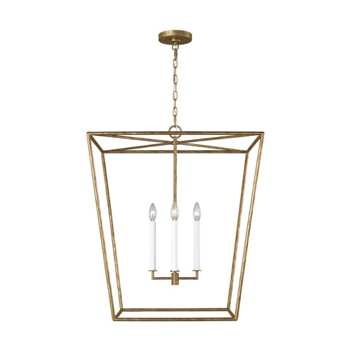 Viota Four Light Lantern in Casted Gild (454|EC1364CDG)