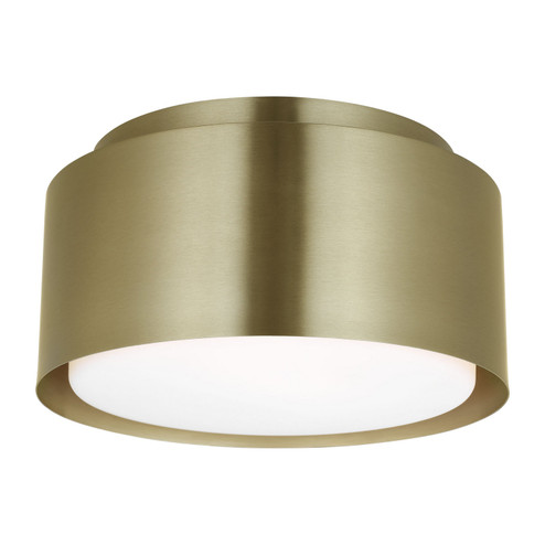 Dartmore One Light Flush Mount in Satin Brass (454|DJF1051SB)
