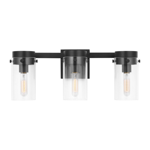 Garrett Three Light Vanity in Aged Iron (454|CW1003AI)