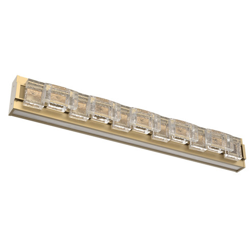 Tessera LED Vanity in Gilded Brass (404|VLB0100-36-GB-TE-L2-W01)