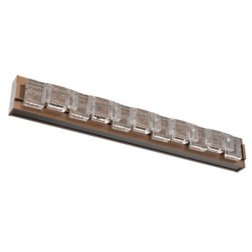 Tessera LED Vanity in Burnished Bronze (404|VLB0100-36-BB-TE-L2-W02)
