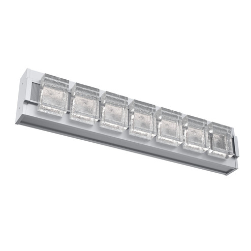 Tessera LED Vanity in Classic Silver (404|VLB0100-24-CS-TP-L4-000)