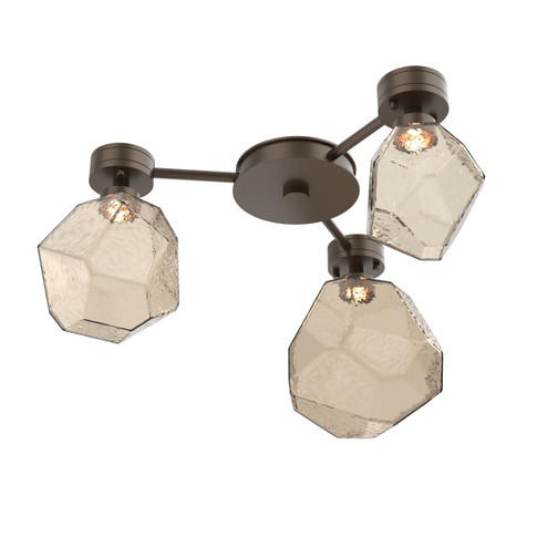 Gem LED Wall / Ceiling Mount in Flat Bronze (404|SMB0039-H3-FB-B-L3)