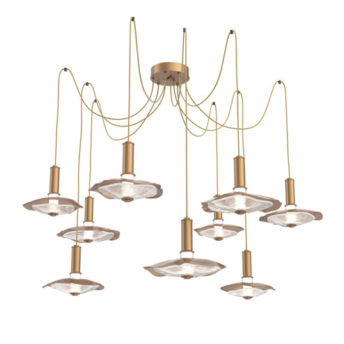 Cumulus LED Pendant in Novel Brass (404|SCB0099-09-NB-00-C01-L3-CG)
