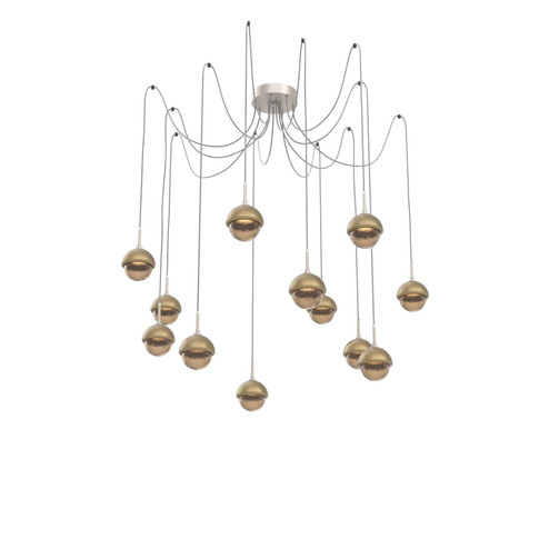 Cabochon LED Pendant in Beige Silver (404|SCB0093-12-BS-B-C01-L3-GB)