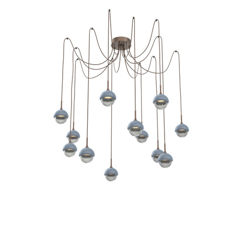 Cabochon LED Pendant in Burnished Bronze (404|SCB0093-12-BB-S-C01-L3-BU)