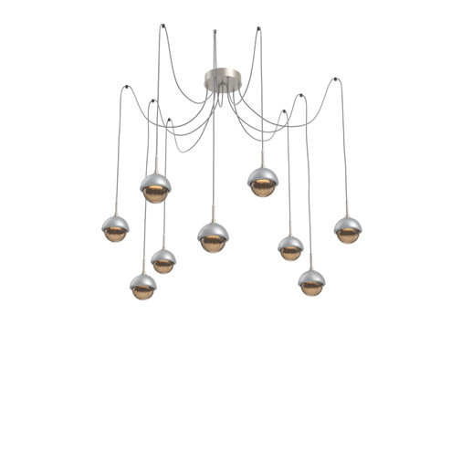 Cabochon LED Pendant in Beige Silver (404|SCB0093-09-BS-B-C01-L3-CS)