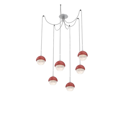 Cabochon LED Pendant in Classic Silver (404|SCB0093-06-CS-WL-C01-L3-RE)