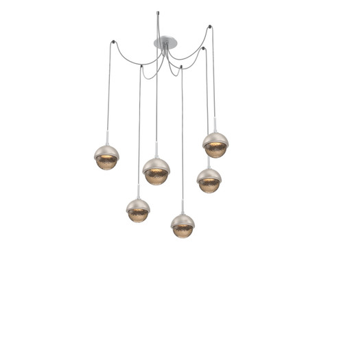 Cabochon LED Pendant in Classic Silver (404|SCB0093-06-CS-B-C01-L1-BS)