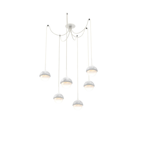 Cabochon LED Pendant in Burnished Bronze (404|SCB0093-06-BB-WL-C01-L1-BS)