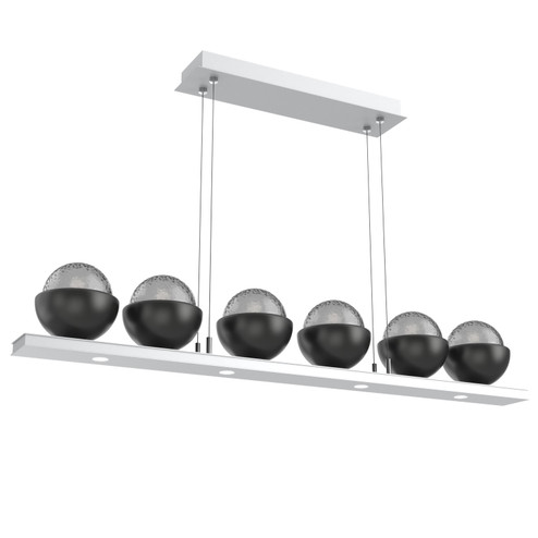 Cabochon LED Linear Suspension in Classic Silver (404|PLB0093-0B-CS-S-CA1-L1-MB)