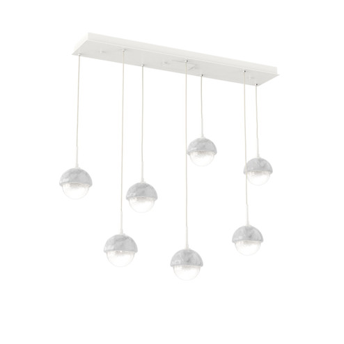 Cabochon LED Pendant in Classic Silver (404|PLB0093-07-CS-WL-C01-L1-MB)