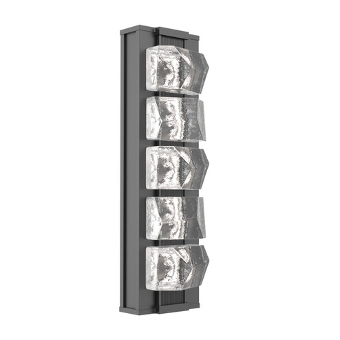 Tessera LED Outdoor Wall Sconce in Argento Grey (404|ODB0100-18-AG-TF-L2)