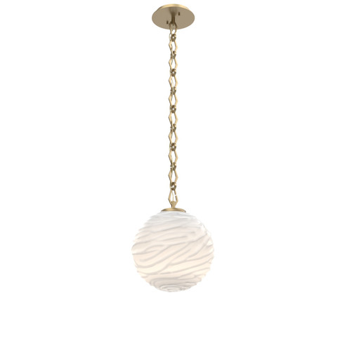 Gaia LED Pendant in Gilded Brass (404|LNB0092-01-GB-WL-CH1-L3)