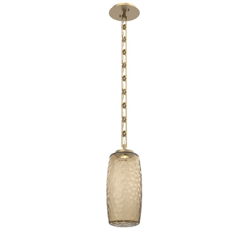 Vessel LED Pendant in Gilded Brass (404|LNB0091-01-GB-B-CH3-L3)