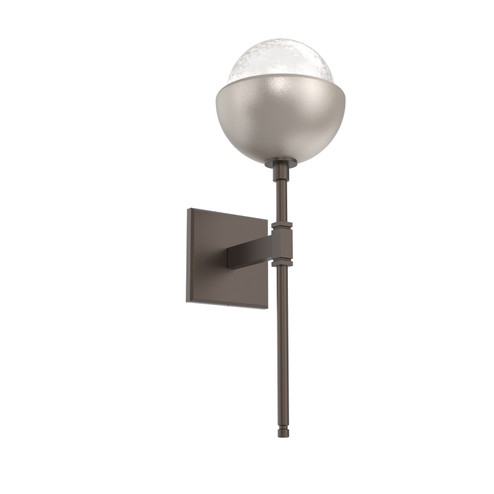 Cabochon LED Wall Sconce in Flat Bronze (404|IDB0093-03-FB-WL-L3-BS)
