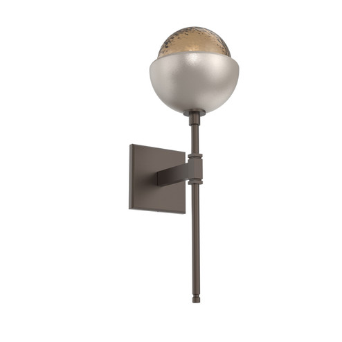 Cabochon LED Wall Sconce in Flat Bronze (404|IDB0093-03-FB-B-L1-BS) Cabochon LED Wall Sconce in Flat Bronze (404|IDB0093-03-FB-B-L1-BS)