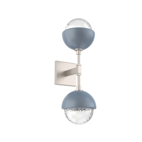 Cabochon LED Wall Sconce in Beige Silver (404|IDB0093-02-BS-C-L3-BU)