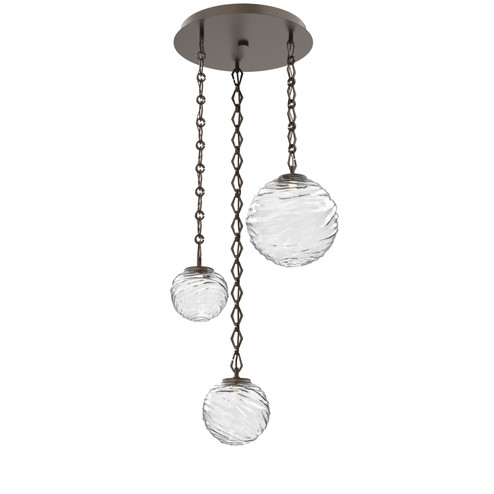 Gaia LED Pendant in Flat Bronze (404|CNB0092-03-FB-C-CH1-L3)