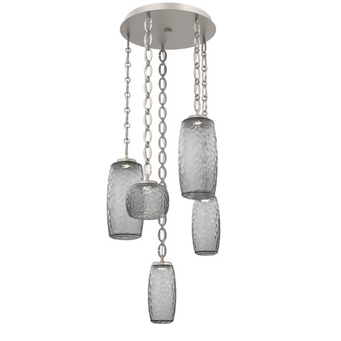 Vessel LED Pendant in Beige Silver (404|CNB0091-05-BS-S-CH2-L3)