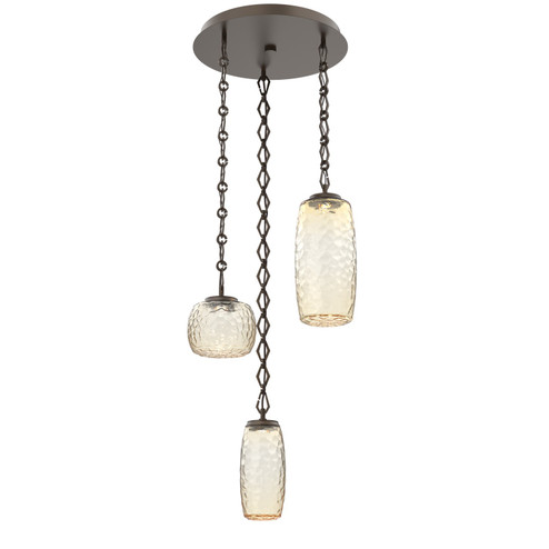 Vessel LED Pendant in Flat Bronze (404|CNB0091-03-FB-A-CH1-L3)