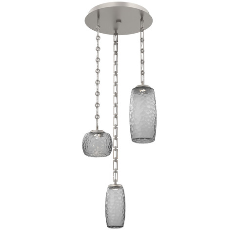Vessel LED Pendant in Beige Silver (404|CNB0091-03-BS-S-CH3-L1)