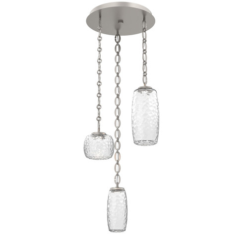 Vessel LED Pendant in Beige Silver (404|CNB0091-03-BS-C-CH2-L3)