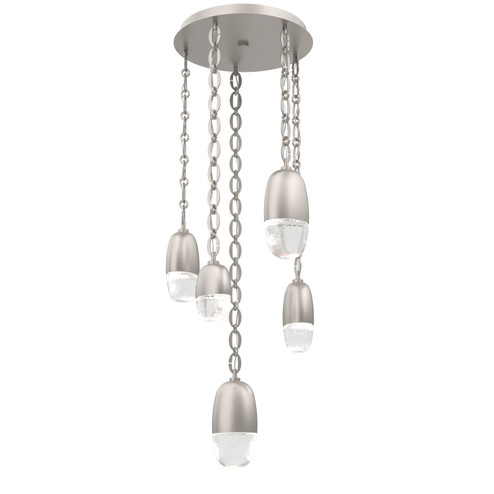 Pebble LED Pendant in Beige Silver (404|CNB0079-05-BS-PC-CH2-L3)