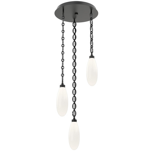 Fiori LED Pendant in Matte Black (404|CNB0071-03-MB-WL-CH2-L3)