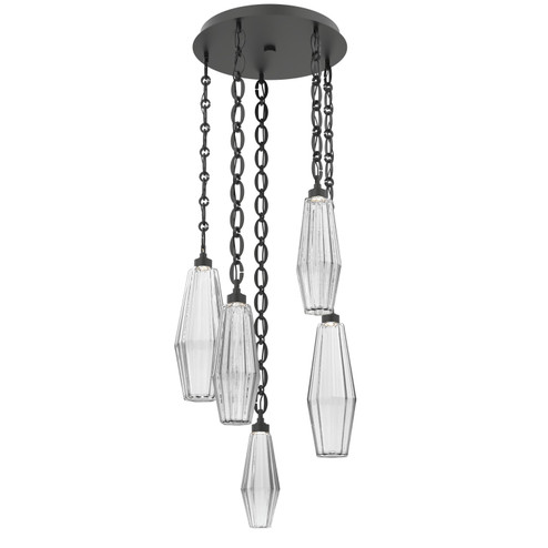 Aalto LED Pendant in Matte Black (404|CNB0049-05-MB-RC-CH2-L3)