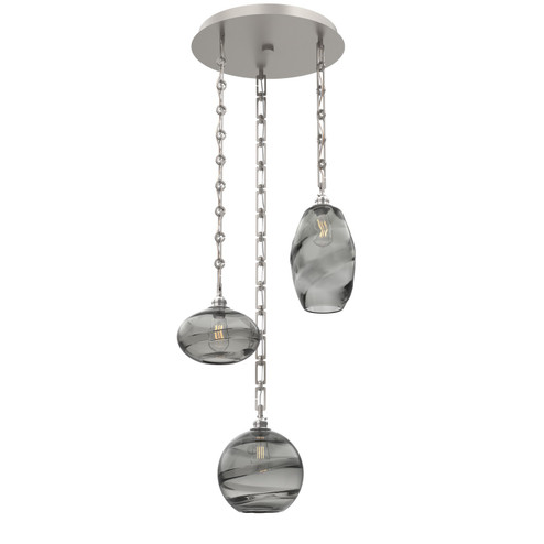 Misto Three Light Pendant in Beige Silver (404|CNB0048-03-BS-OS-CH3-E2)