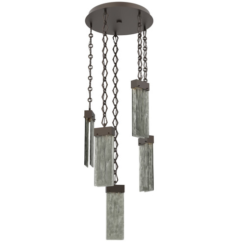 Parallel LED Pendant in Flat Bronze (404|CNB0042-05-FB-SG-CH1-L3)