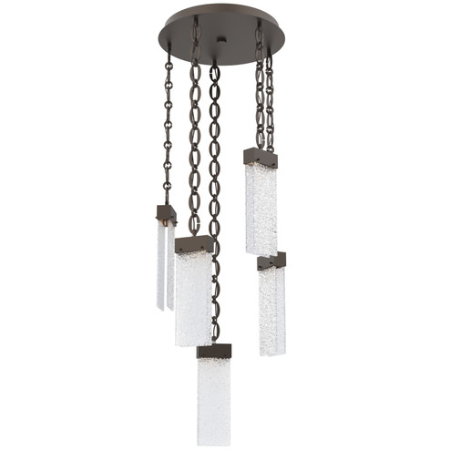 Parallel LED Pendant in Flat Bronze (404|CNB0042-05-FB-CR-CH2-L1)