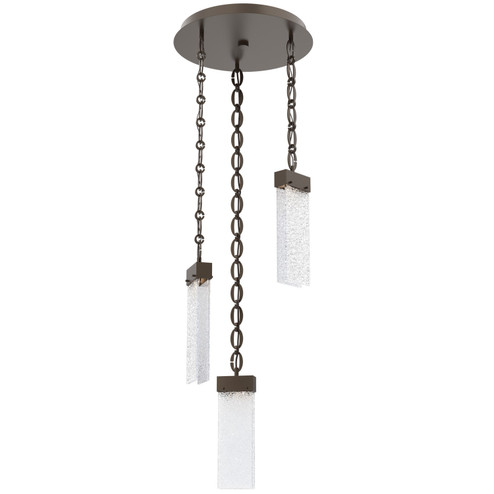 Parallel LED Pendant in Flat Bronze (404|CNB0042-03-FB-CR-CH2-L1)