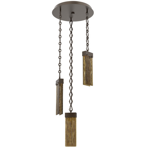 Parallel LED Pendant in Flat Bronze (404|CNB0042-03-FB-BG-CH1-L1)