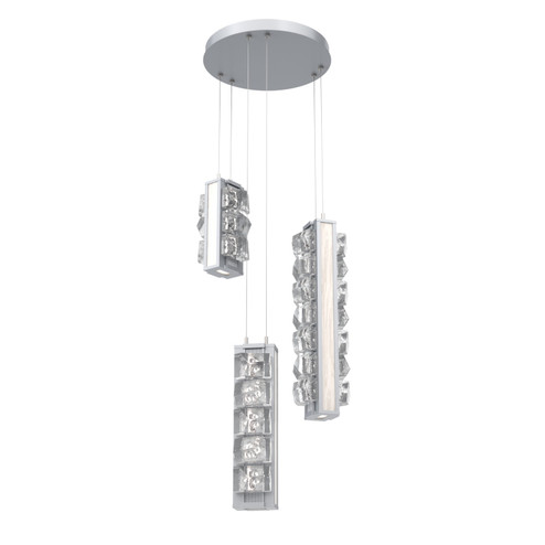 Tessera LED Pendant in Classic Silver (404|CHB0100-03-CS-TF-CA1-L3-W01)