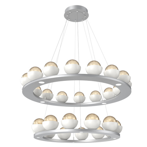 Cabochon LED Chandelier in Classic Silver (404|CHB0093-2B-CS-A-CA1-L1-WI) Cabochon LED Chandelier in Classic Silver (404|CHB0093-2B-CS-A-CA1-L1-WI)