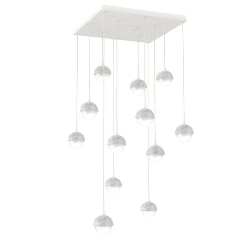 Cabochon LED Pendant in Salt White (404|CHB0093-12-WI-WL-C01-L1-WM)