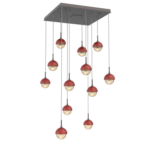 Cabochon LED Pendant in Graphite (404|CHB0093-12-GP-A-C01-L1-RE)