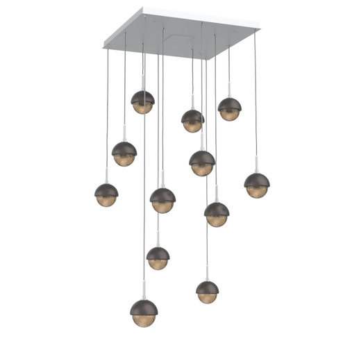 Cabochon LED Pendant in Classic Silver (404|CHB0093-12-CS-B-C01-L3-GP)