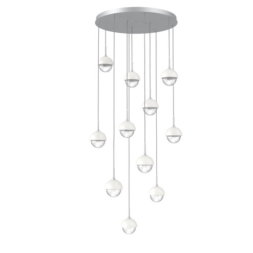 Cabochon LED Pendant in Classic Silver (404|CHB0093-11-CS-C-C01-L3-WI)