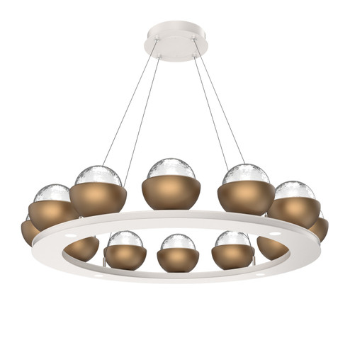 Cabochon LED Chandelier in Salt White (404|CHB0093-0C-WI-C-CA1-L1-NB) Cabochon LED Chandelier in Salt White (404|CHB0093-0C-WI-C-CA1-L1-NB)
