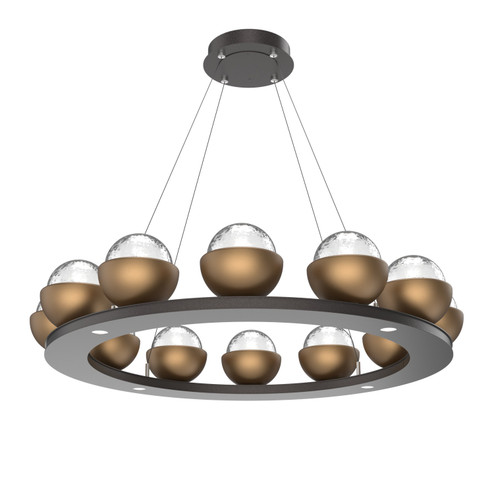 Cabochon LED Chandelier in Graphite (404|CHB0093-0C-GP-C-CA1-L3-NB)