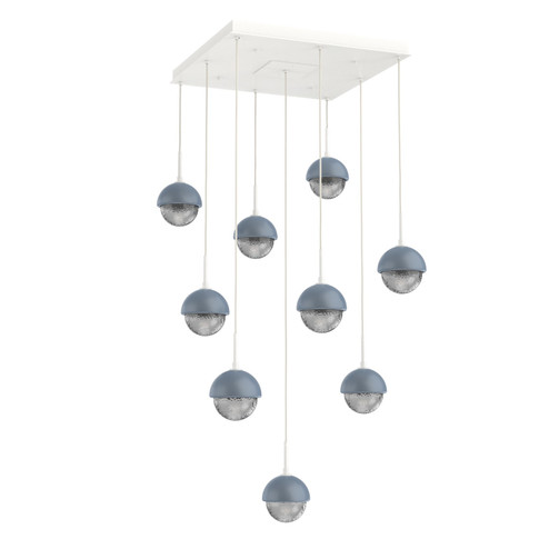 Cabochon LED Pendant in Salt White (404|CHB0093-09-WI-S-C01-L1-BU)